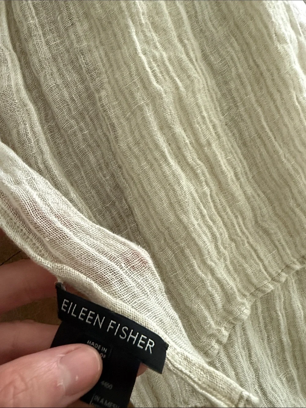 Linen scarf Eileen Fisher